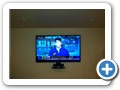 70 inch TV with Sanus Shelf
