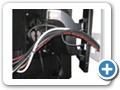 TV Mounted on Full Motion Mount Rear View